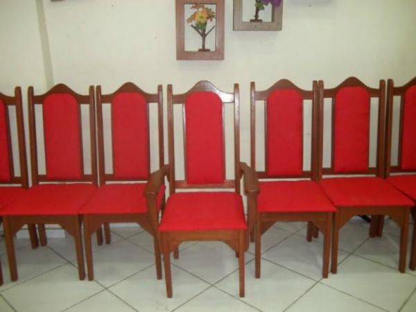 Cadeiras estofadas